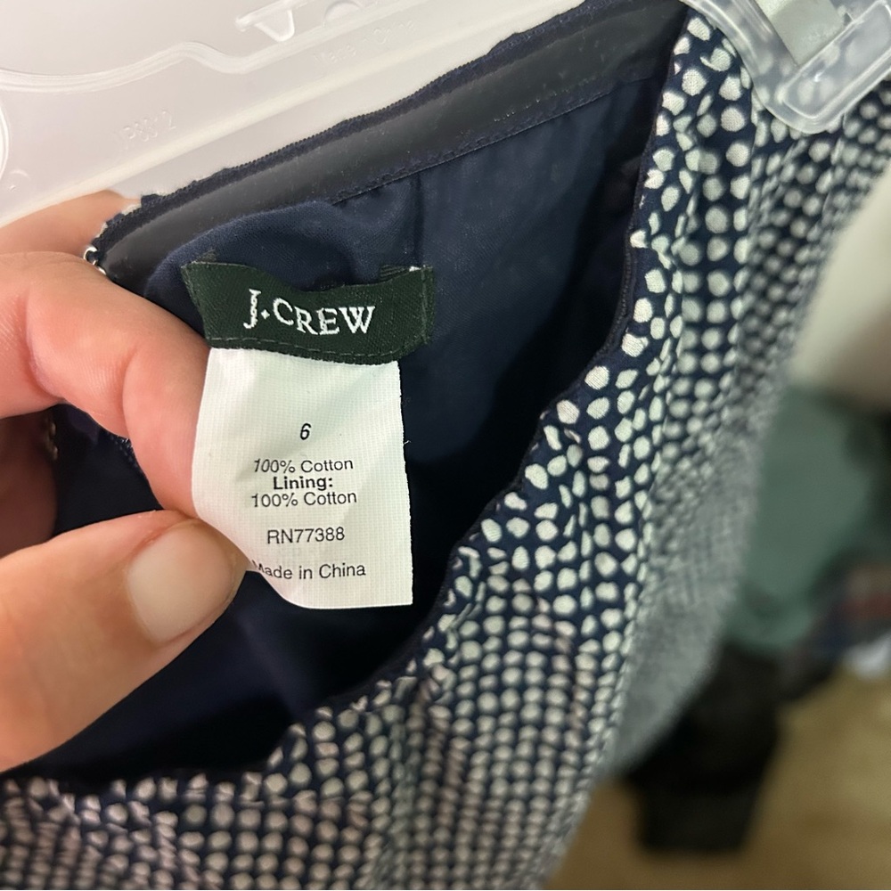 Jcrew strapless polka dot dress - Picture 7 of 10